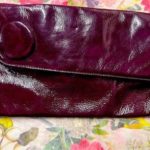Purple Plum vintage GoldenBleu Handbag made in Italy